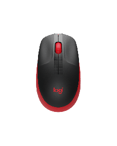 M190 Full-Size Wireless Mouse - Red