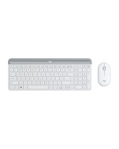 Logitech MK470 Slim Wireless Keyboard and Mouse Combo - White