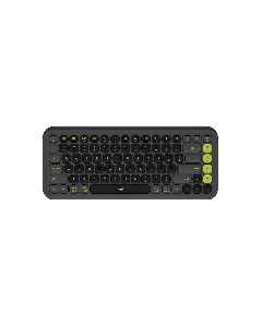 POP Icon Keys - Graphite & Green - US English (QWERTY)