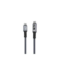 EGO CCRT3-12 EGO WIRY MAG 120cm 240W USB3.2 Type-C to C 磁吸數據線 (Grey)