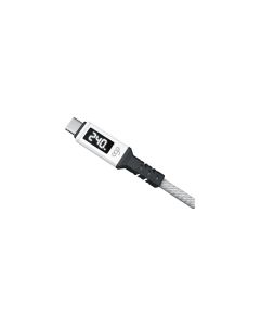 EGO CCRT3-12 EGO WIRY MAG 120cm 240W USB3.2 Type-C to C 磁吸數據線 (White)