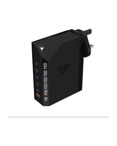 EGO EXINNO+ 180W 6-Ports GaN Charger (US | UK | EU | AU PLUG) (Black)
