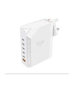 EGO EXINNO+ 180W 6-Ports GaN Charger (US | UK | EU | AU PLUG) (White)