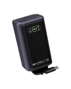 EGO HYPER ALLY 10K 45W Built-in Cable Power Bank (Purple)