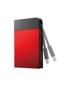Buffalo MiniStation Extreme 1TB Portable Hard Drive (Red)