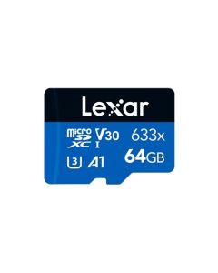 Lexar MICROSDXC 633X 64GB BLUE SERIES without SD Adapter U3