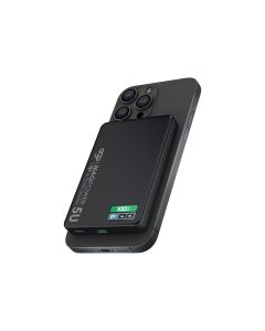 EGO MagPower 5U @ QI2 10000mAh Power Bank (Black)