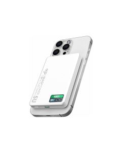 EGO MagPower 5U @ QI2 10000mAh Power Bank (White)