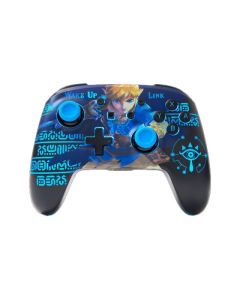 PowerA Enhanced 无线控制器 for with Lumectra Nintendo Switch - Etched - WAKE UP LINK（NSGP0363-01）