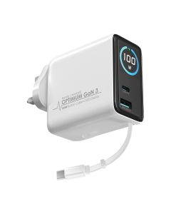 EGO 100W Optimum GaN3 Charger (White)