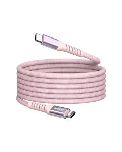Sync & Charge USB C to USB C 100W Magnetic 120 cm (PINK)
