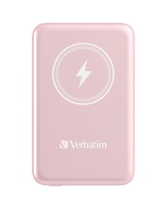 Verbatim MagSafe Qi 15W PD 20W 10000mAh Battery CCC Certificate Version (PINK)