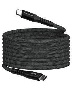 Sync & Charge USB C to USB C 100W Magnetic 200 cm - Black