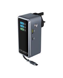 EGO E-Fusion4 @ 15000mAh Power Bank with Travel Charger (Black)